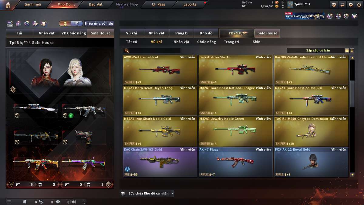 shop acc cf uy tin gia re